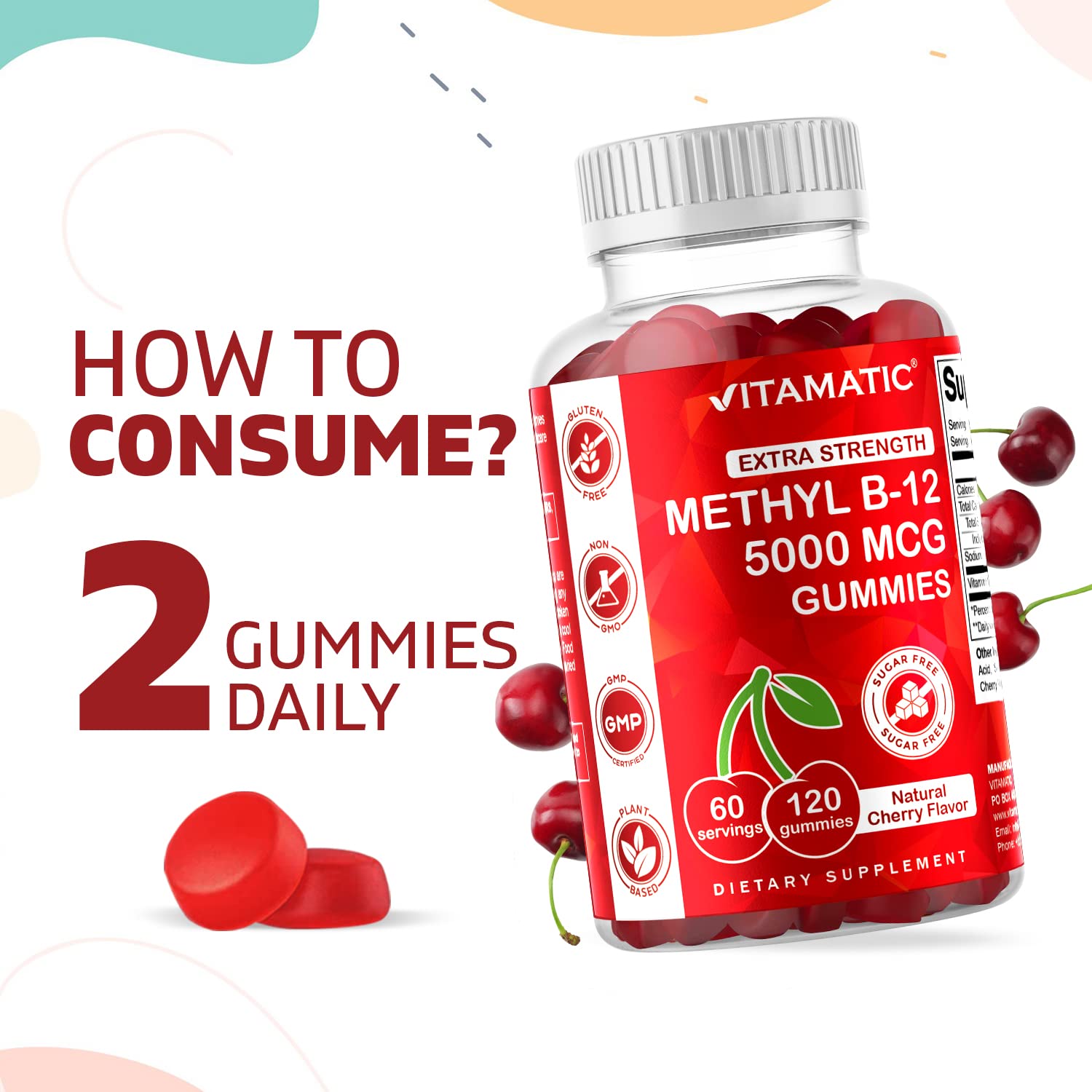 Bote de Vitamatic B12 sabor natural