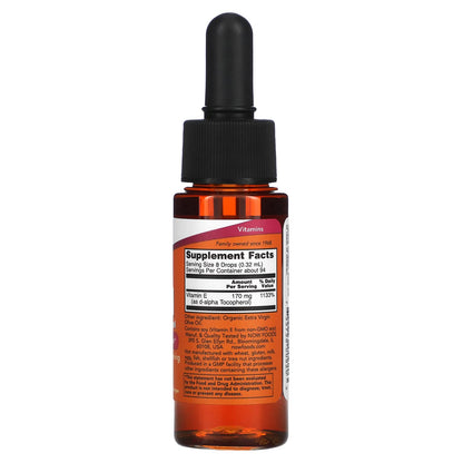 Botella aceite vitamina E NOW Foods 23000 UI