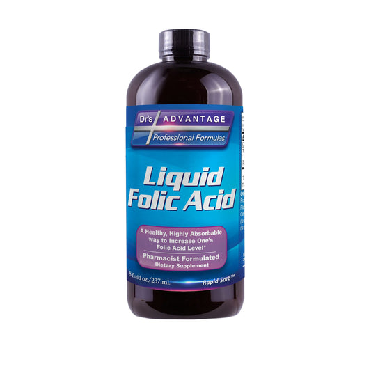 Botella de ácido fólico líquido 800 MCG