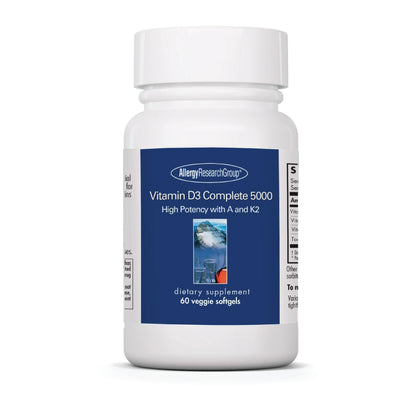 Botella Allergy Research Group Vitamina D3 Complete 5000 UI