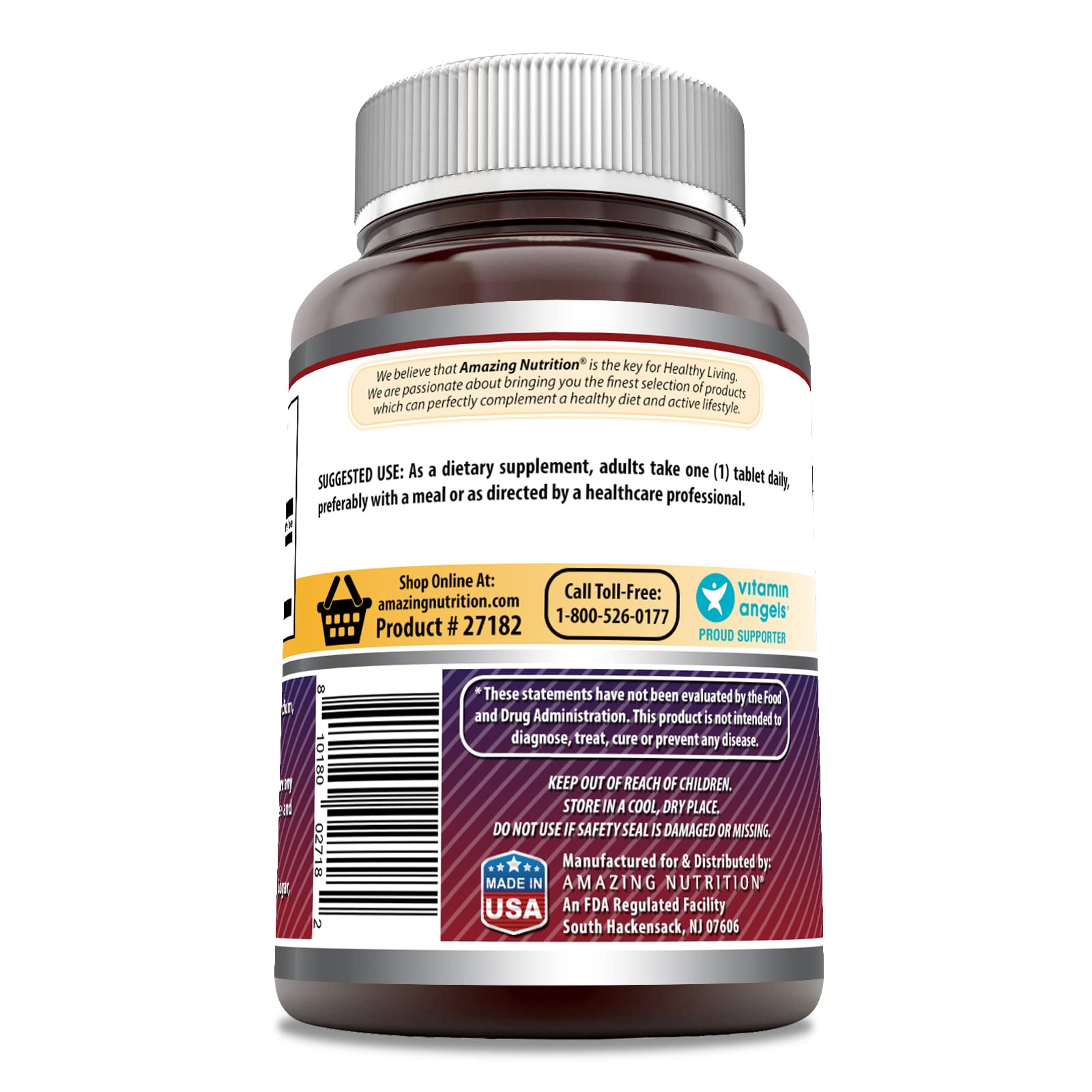 Botella Amazing Formulas inositol tabletas 1000mg