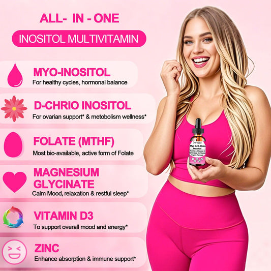 Botella AMENQ hHEALTH gotas líquidas suplemento femenino