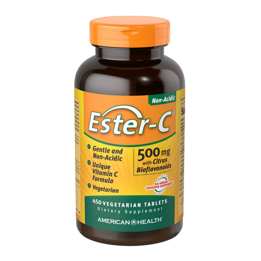Botella American Health Ester-C 500mg 450 tabletas veganas