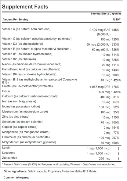 Botella ANDREW LESSMAN Prenatal Essentials multivitamínico