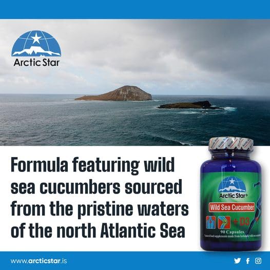 Botella Arctic Star suplemento pepino de mar vitamina d3