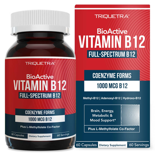 Botella de BioActive Vitamina B12 líquida 1000 mcg