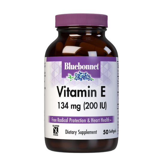 Botella BlueBonnet Vitamina E 200 UI Cápsulas
