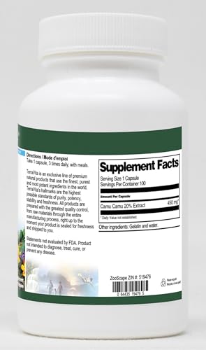Botella de Camu Camu 20% marca TerraVita