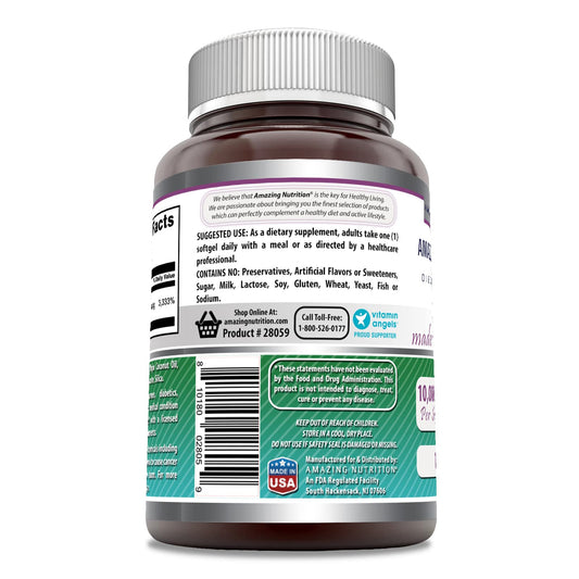 Botella de cápsulas biotina y aceite de coco 120 unidades