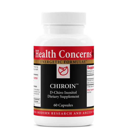 Botella de cápsulas Chiroin D-Chiro Inositol para metabolismo saludable