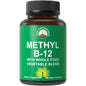 Botella cápsulas vitamina b12 metilcobalamina Peak Performance