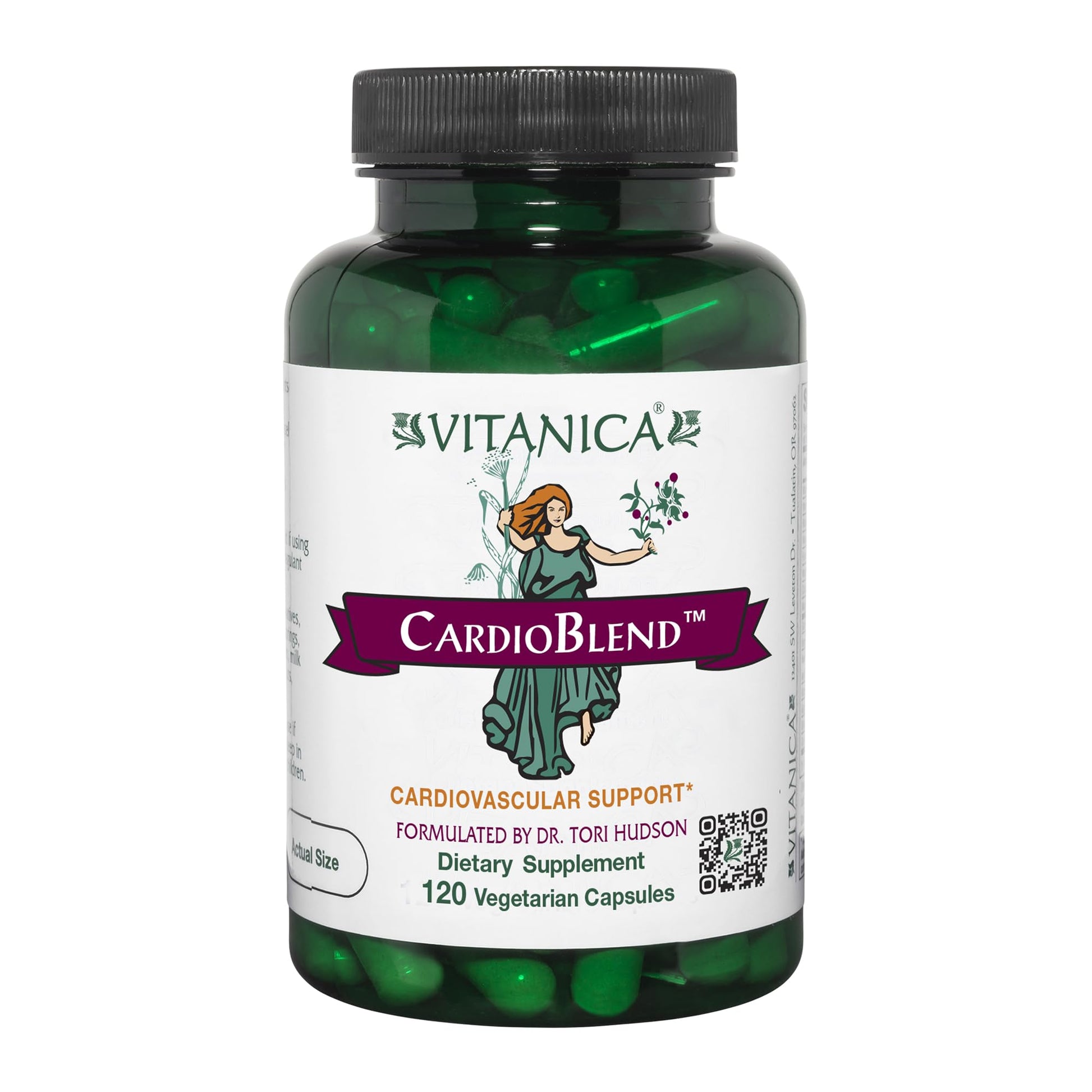Botella de CardioBlend Vitanica soporte cardiovascular