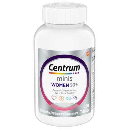 Botella de Centrum Minis Silver para mujeres mayores de 50
