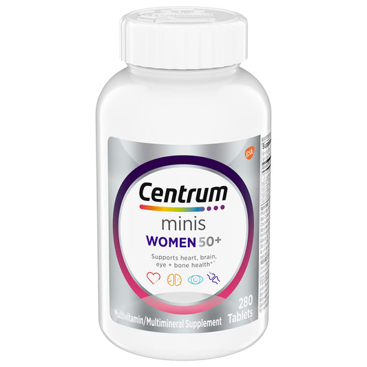 Botella de Centrum Minis Silver para mujeres mayores de 50