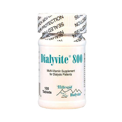 Botella Dialyvite 800 multivitamínico para diálisis con 100 comprimidos