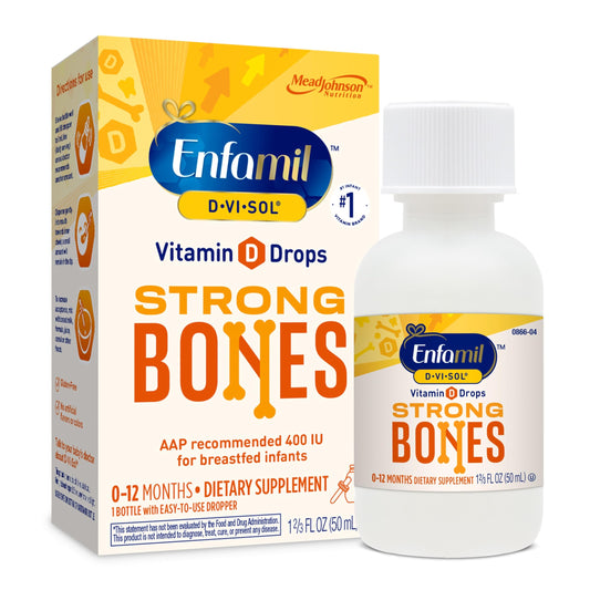 Botella Enfamil gotas líquidas vitamina D para bebés 50 ml