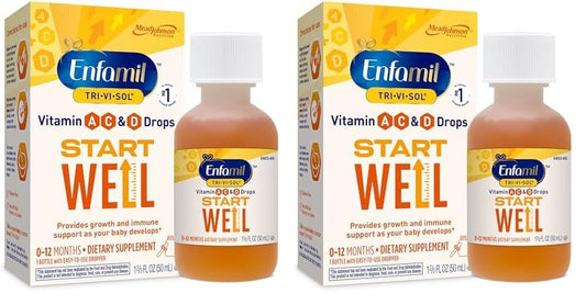 Botella Enfamil gotas vitaminas A C D para bebés 50 ml