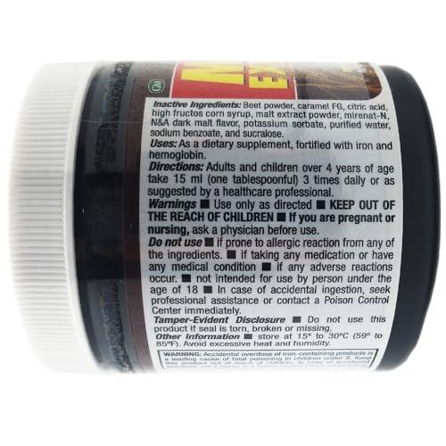 Botella de extracto de malta Germa con vitamina B-12 e hierro