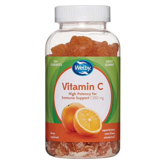 Botella de gominolas vitamina c Welby 164 unidades
