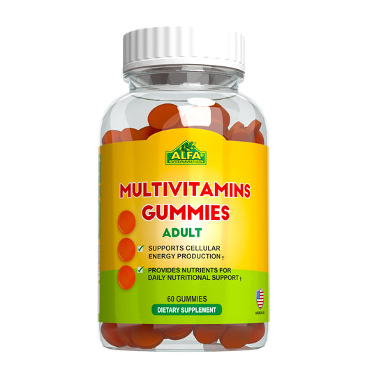botella de gomitas multivitamínicas para adultos