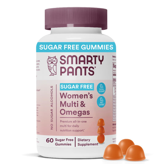 Botella de gomitas multivitamínicas SmartyPants para mujeres - sin azúcar