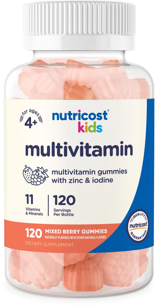 Botella de gomitas Nutricost Kids multivitamínicas