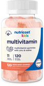 Botella de gomitas Nutricost Kids multivitamínicas