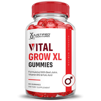 Botella de Gomitas Vital Grow XL 60 unidades