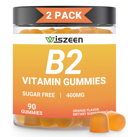 botella gomitas vitamina b2 wiszeen 90 unidades