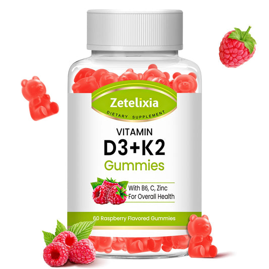 Botella gomitas vitamina D3 K2 Zetelixia sin azúcar