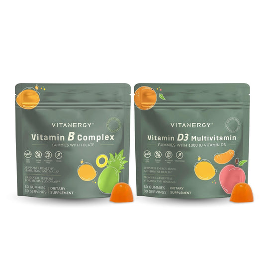 Botella gomitas Vitanergy complejo B y multivitaminas para mujer