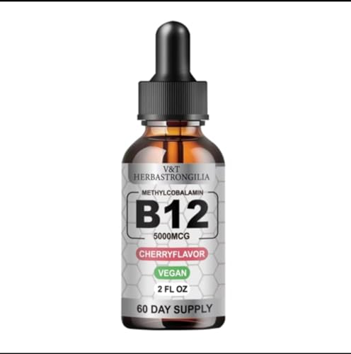 Botella gotas vitamina B12 metilcobalamina 5000mcg sabor cereza