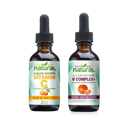 Botella gotas vitamina c y complejo b Why Not Natural