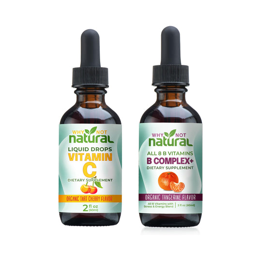 Botella gotas vitamina c y complejo b Why Not Natural
