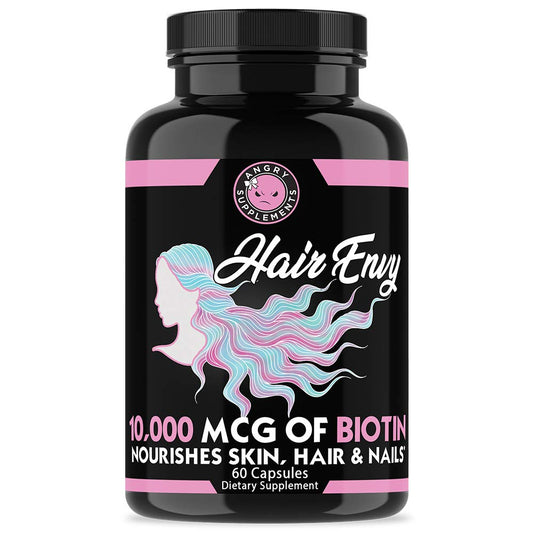Botella Hair Envy suplemento para cabello y uñas