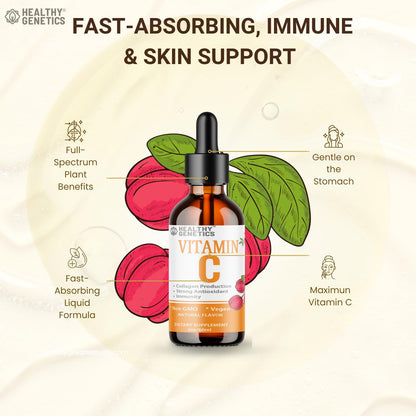 Botella Healthy Genetics Vitamina C líquida superfruta acerola