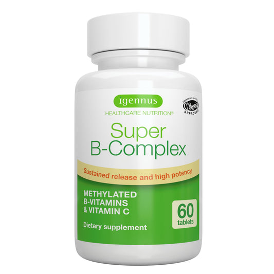 Botella Igennus Super B-Complex con 60 tabletas