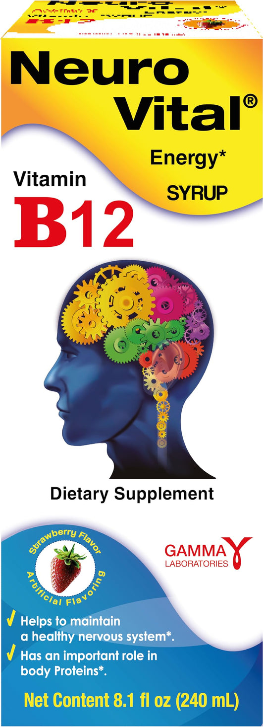 Botella de jarabe NeuroVital con vitaminas B