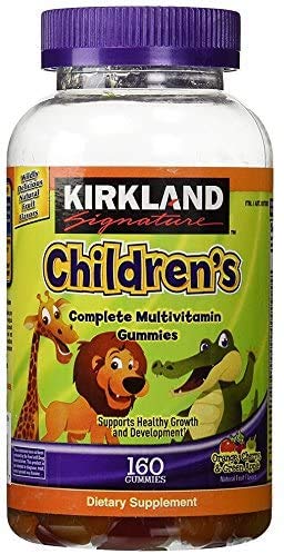botella kirkland multivitamínico infantil gomas 160 unidades