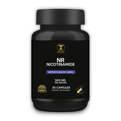 Botella Klever Lifestyle suplemento ribósido de nicotinamida 500mg