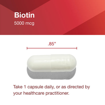 Botella lateral suplemento biotina Protocol For Life Balance