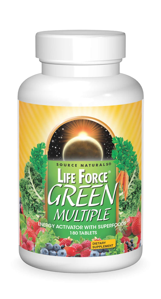 Botella de Life Force Green Multiple Source Naturals