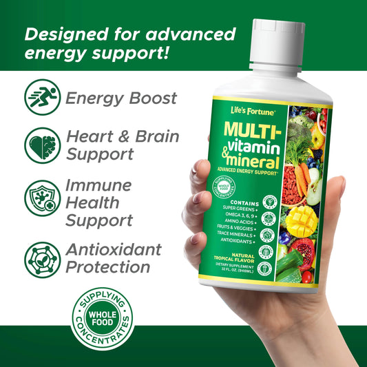 Botella de Life's Fortune Multivitamínico Líquido