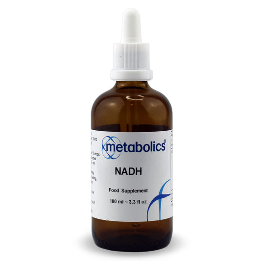 Botella de Metabolics vitamina b3 nicotinamida líquido 100ml