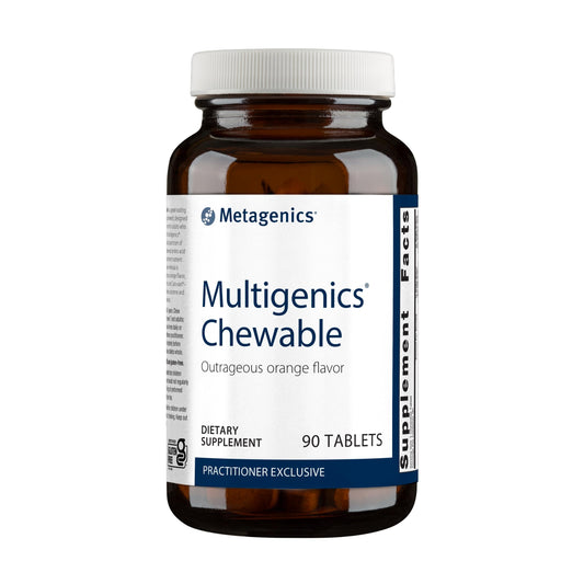 botella de multigenics masticable metagenics