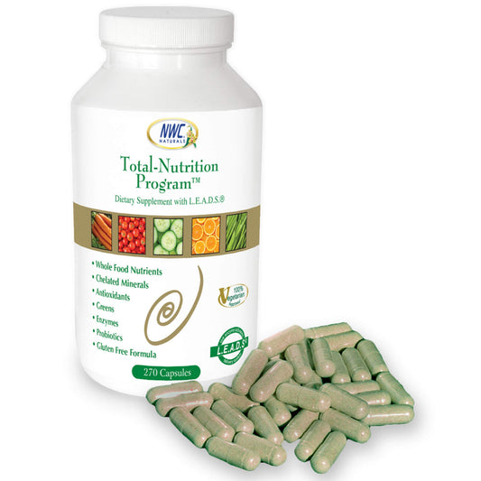 Botella de multivitamina completa con enzimas NWC Naturals