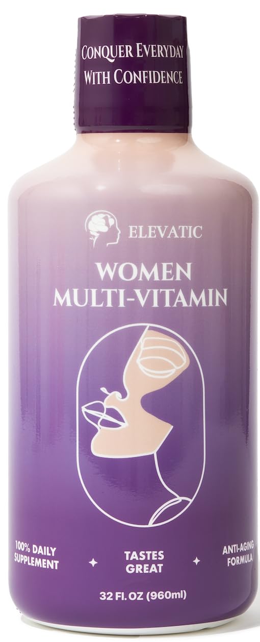 Botella de multivitamina líquida Elevatic para mujeres