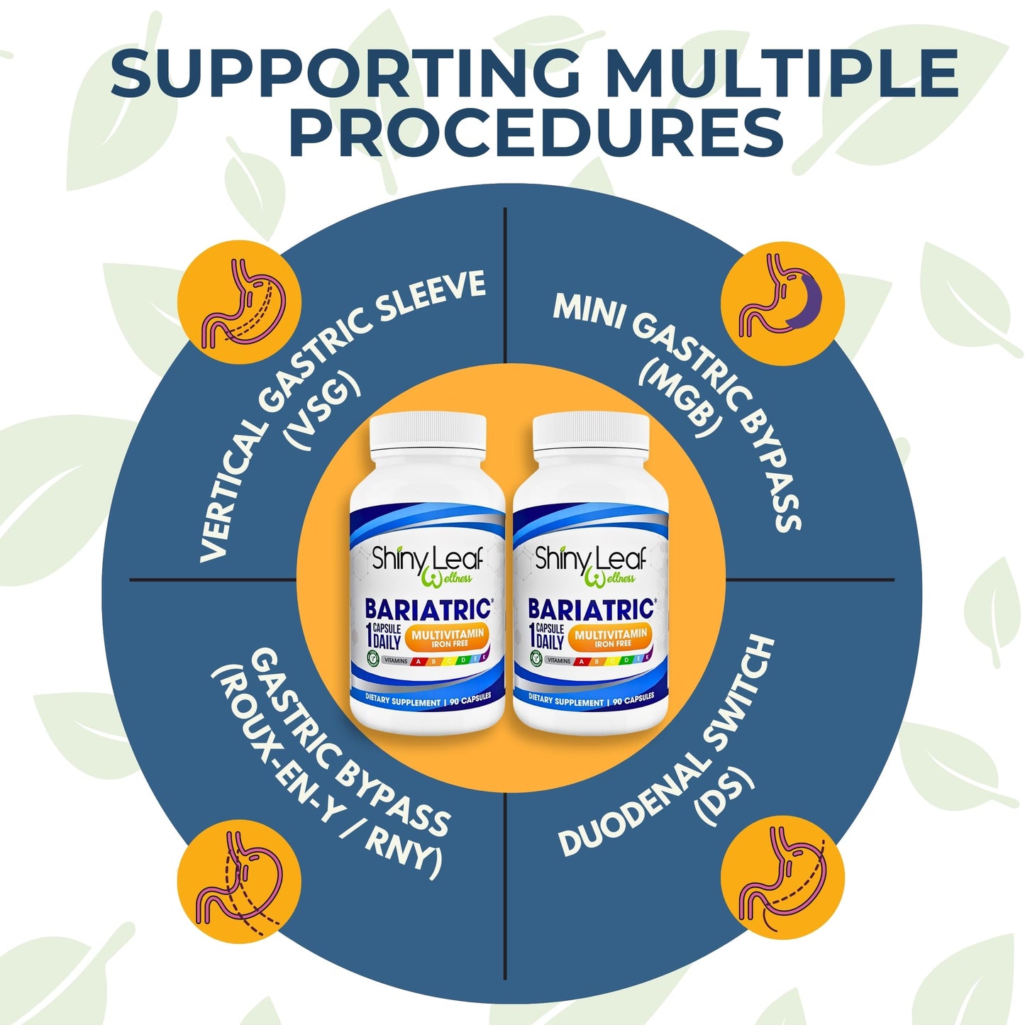 botella de multivitaminas bariátricas fáciles de digerir