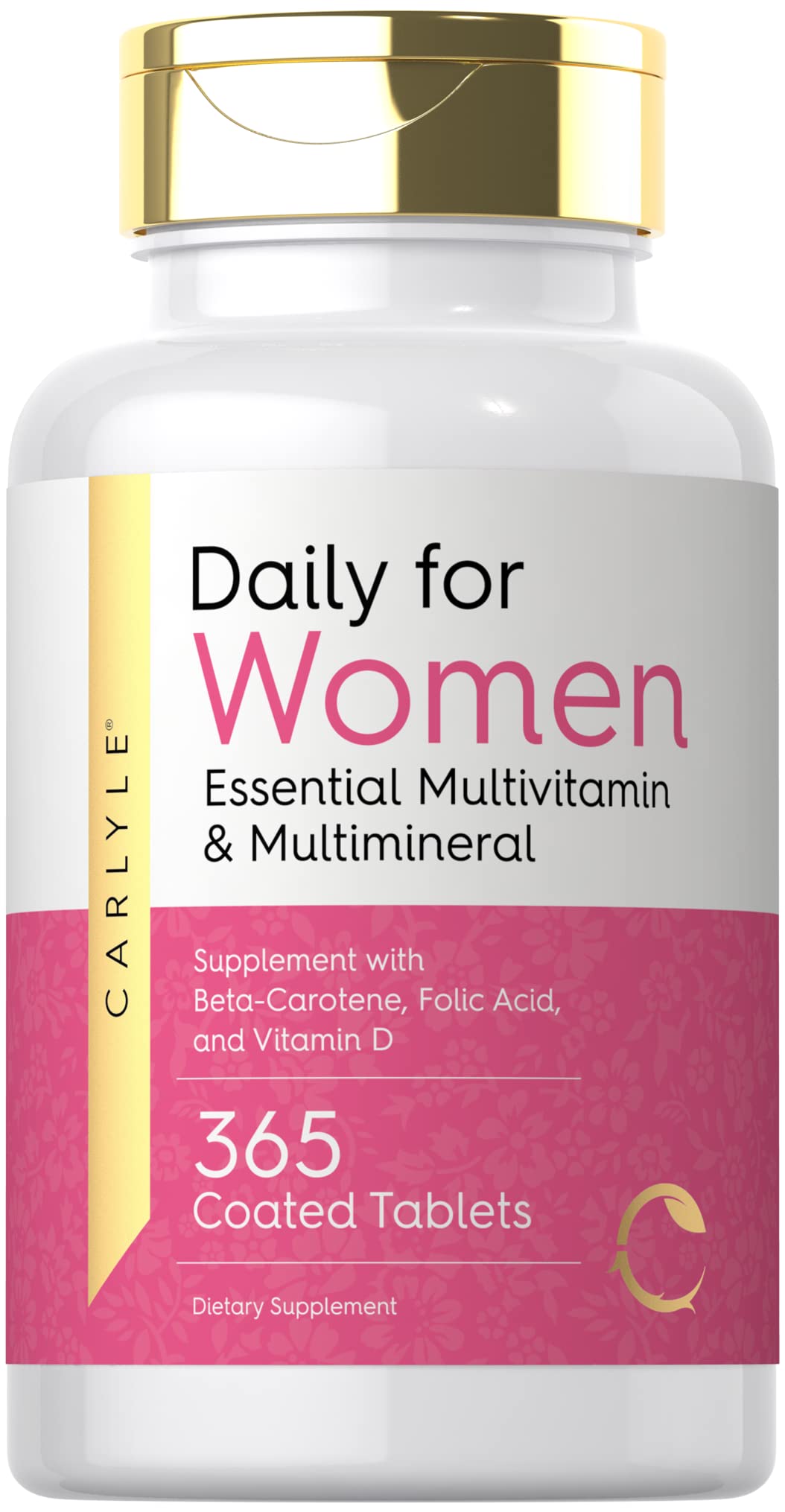 Botella de multivitaminas Carlyle para mujeres