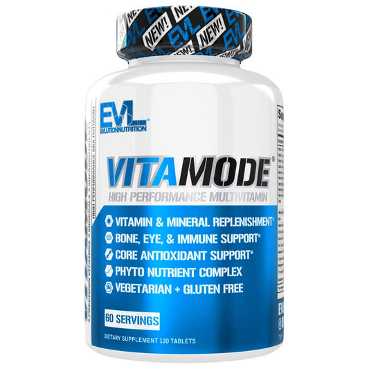 Botella de multivitaminas EVL para hombres, alto rendimiento